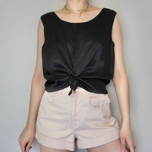 Vintage Impressions Reversible Silky Tank Top Blouse